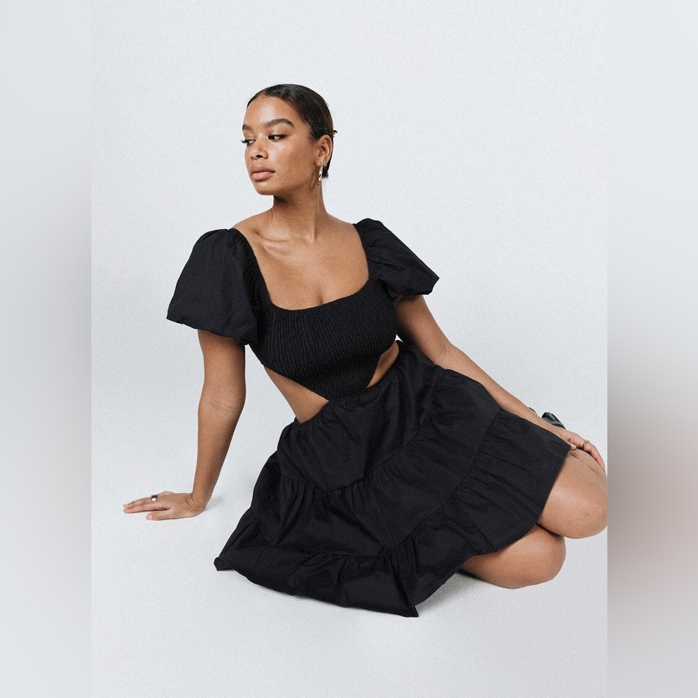 Princess Polly Amber Mini Dress Black